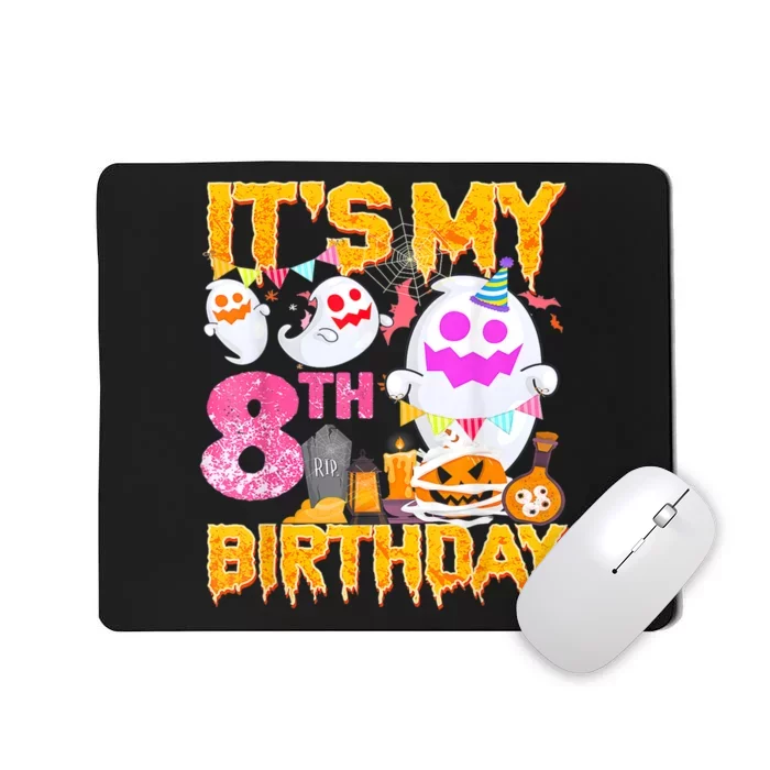 Halloween Birthday 8 Year Old Boy Girl 8th Birthday Costume Mousepad