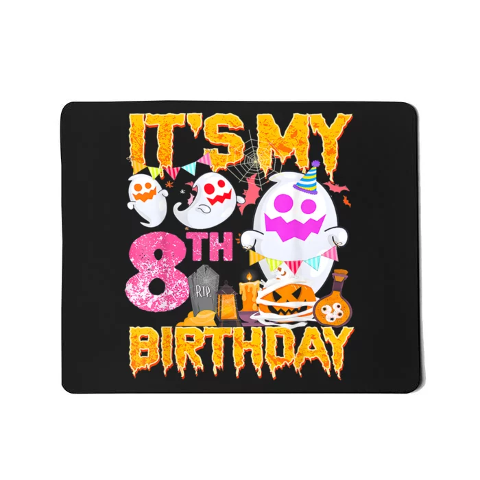 Halloween Birthday 8 Year Old Boy Girl 8th Birthday Costume Mousepad