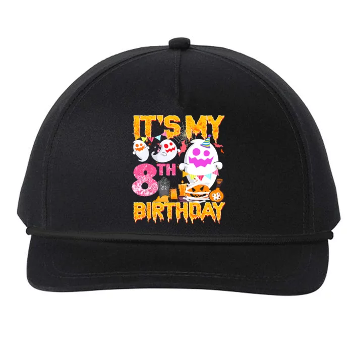 Halloween Birthday 8 Year Old Boy Girl 8th Birthday Costume Snapback Five-Panel Rope Hat