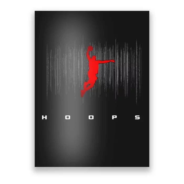 Hoops Basketball Apparel Basketball Poster