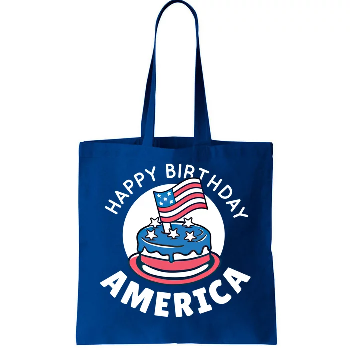 Happy Birthday America Cool Gift American Independence Day 4th Gift Tote Bag