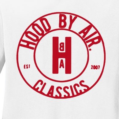 Hood By Air Est 2007 Classic Ladies Missy Fit Long Sleeve Shirt