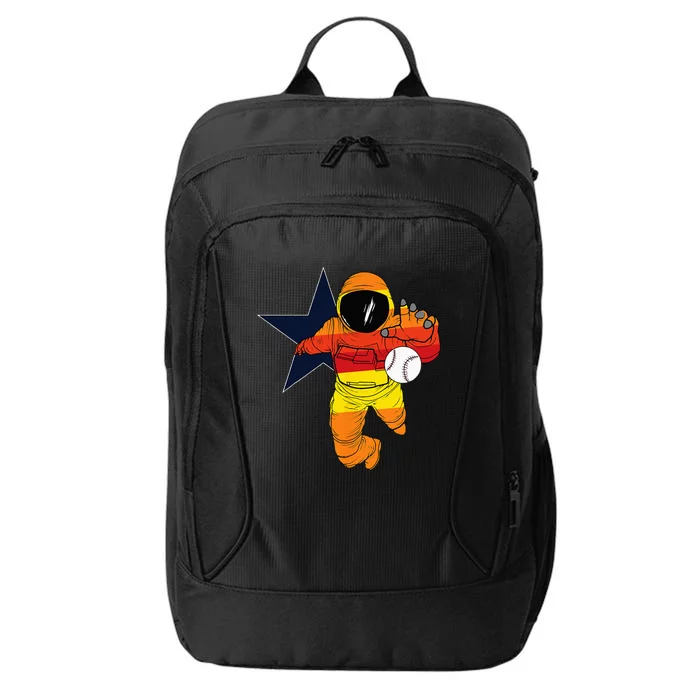 Houston Baseball Astronaut Space City City Backpack