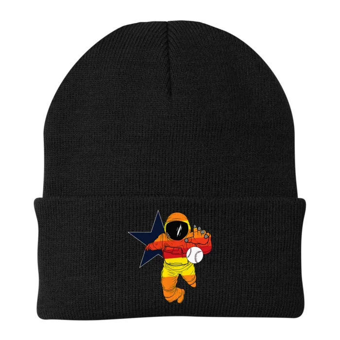 Houston Baseball Astronaut Space City Knit Cap Winter Beanie