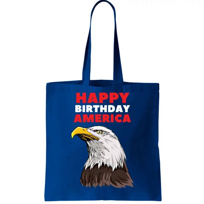 Happy Birthday America Bald Eagle Usa Great Gift Tote Bag