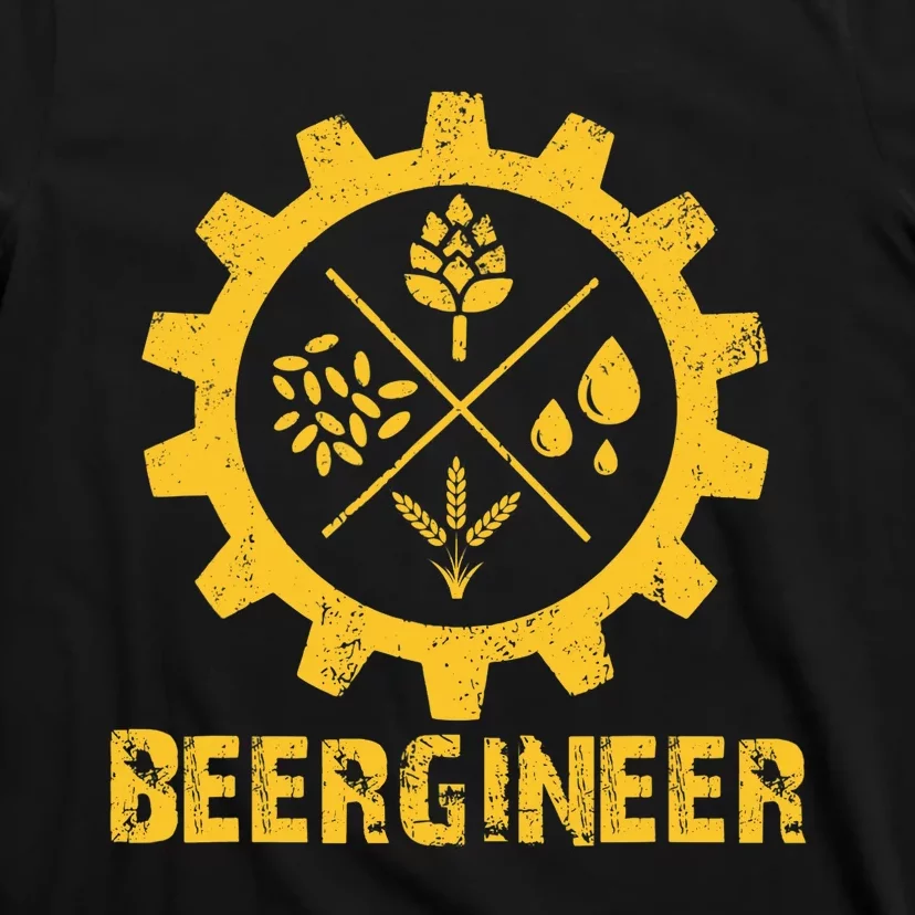 Home Brewing Art Craft Beer Homebrew Brewery Beer Engineer T-Shirt