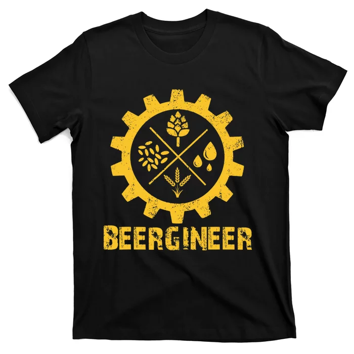 Home Brewing Art Craft Beer Homebrew Brewery Beer Engineer T-Shirt