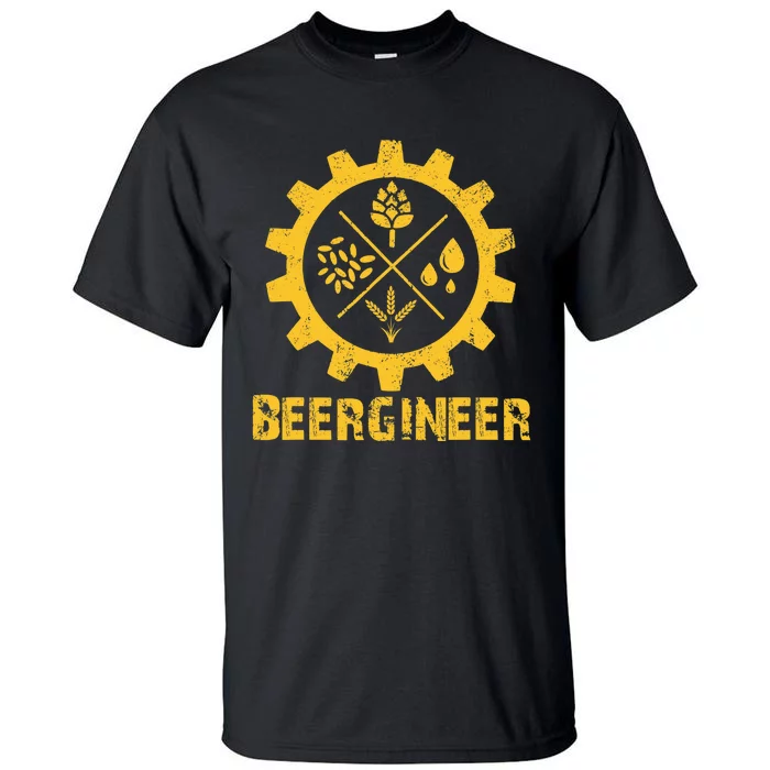 Home Brewing Art Craft Beer Homebrew Brewery Beer Engineer Tall T-Shirt