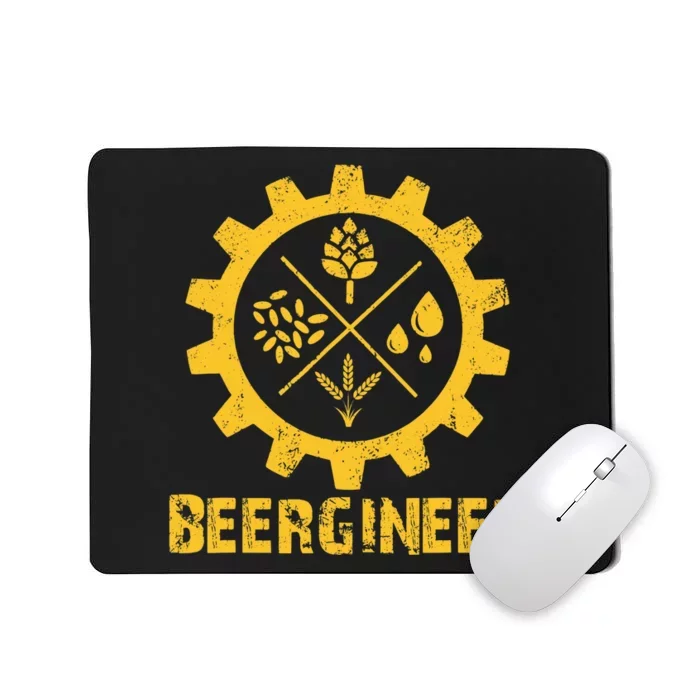 Home Brewing Art Craft Beer Homebrew Brewery Beer Engineer Mousepad