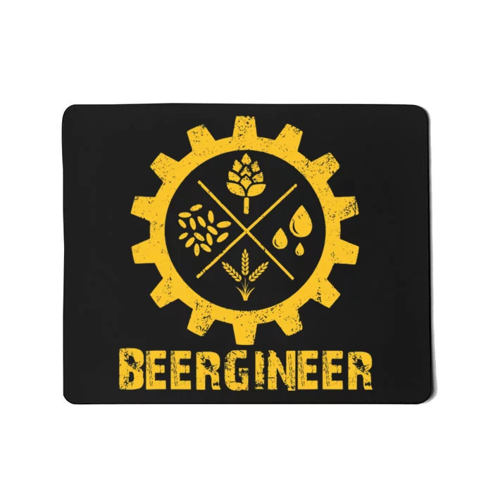 Home Brewing Art Craft Beer Homebrew Brewery Beer Engineer Mousepad