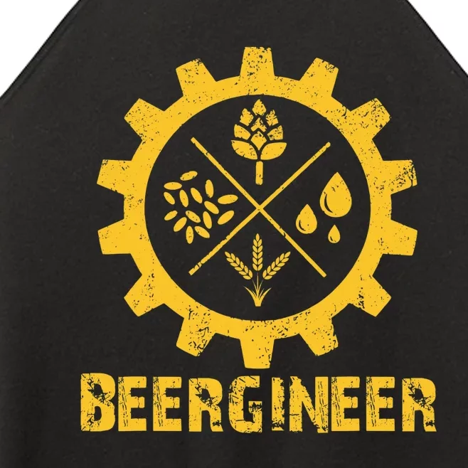 Home Brewing Art Craft Beer Homebrew Brewery Beer Engineer Women’s Perfect Tri Rocker Tank