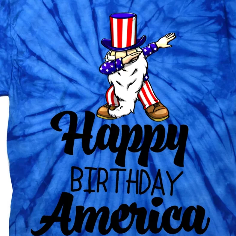 Happy Birthday America Independence America Flag Love Gift Tie-Dye T-Shirt