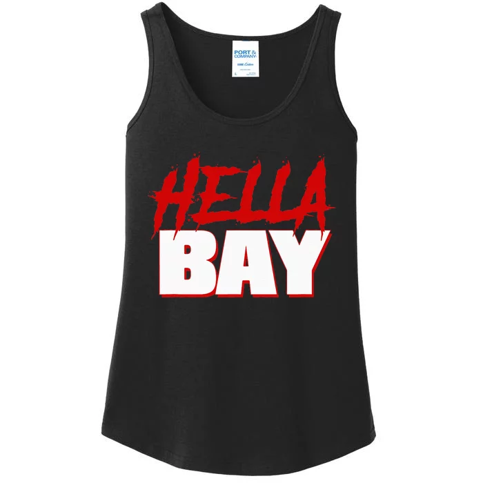 Hella Bay Area  Hella Bay The Bay Area Hyphy Thizz Ladies Essential Tank