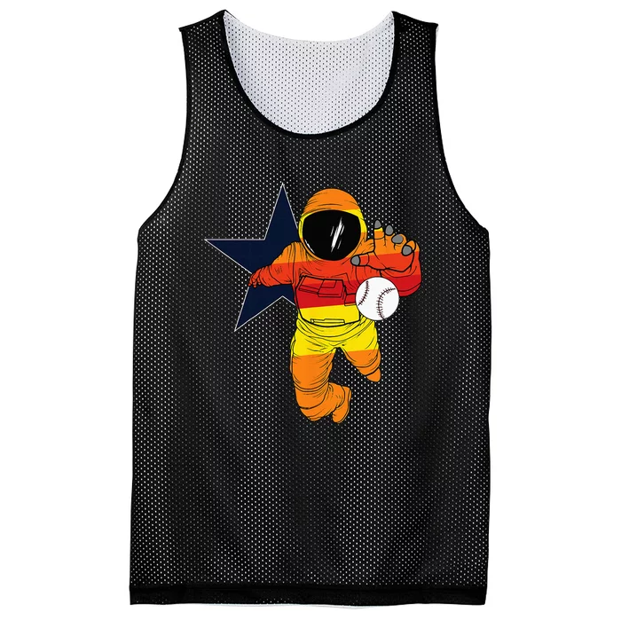 Houston Baseball Astronaut Space City Mesh Reversible Basketball Jersey Tank