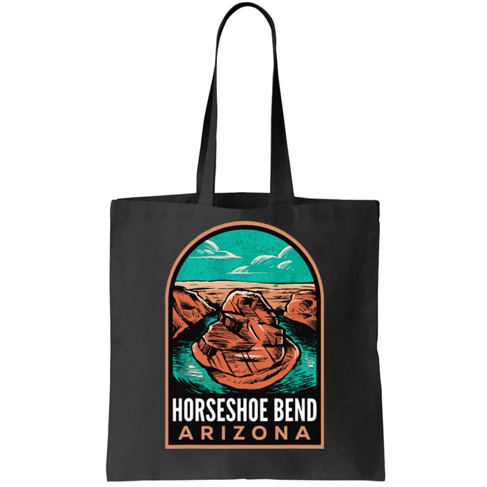 Horseshoe Bend Arizona Vintage Tote Bag