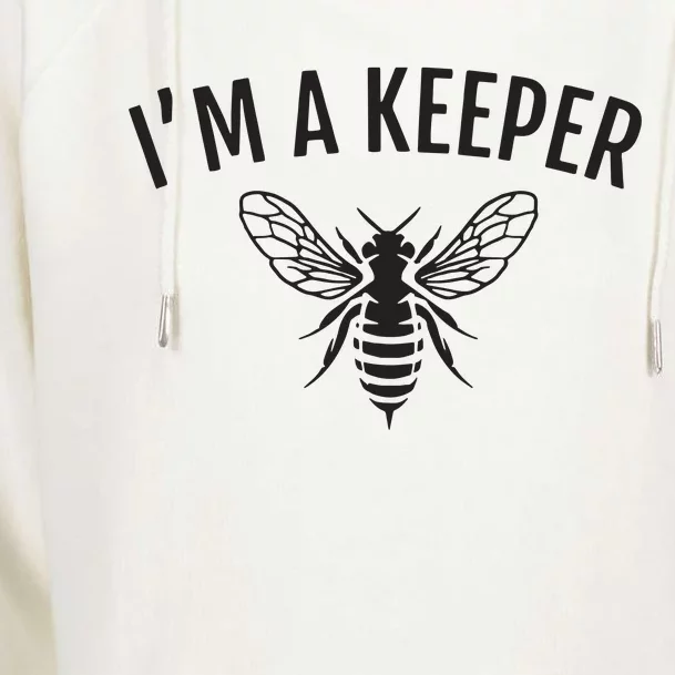 Honey Bee Apiarist Funny Beekeeping Beekeeper Womens Funnel Neck Pullover Hood