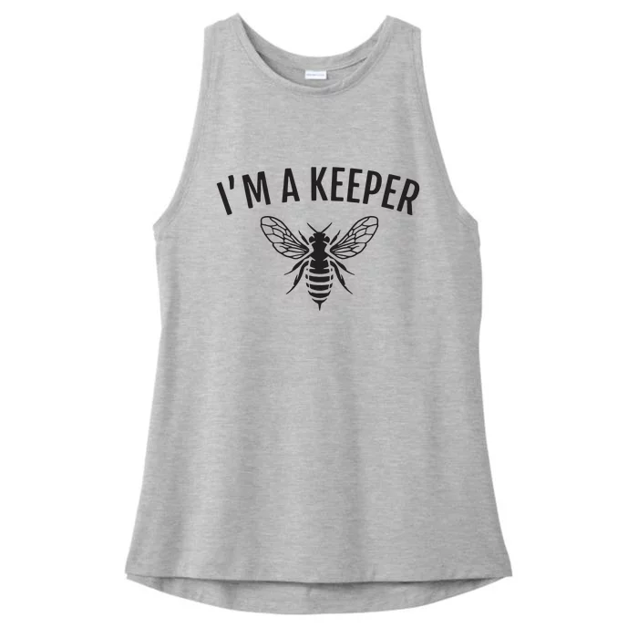 Honey Bee Apiarist Funny Beekeeping Beekeeper Ladies Tri-Blend Wicking Tank