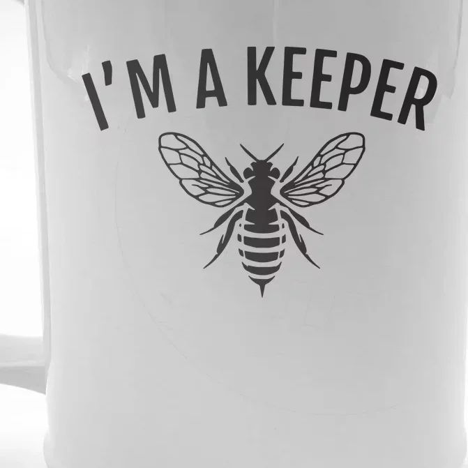 Honey Bee Apiarist Funny Beekeeping Beekeeper Front & Back Beer Stein