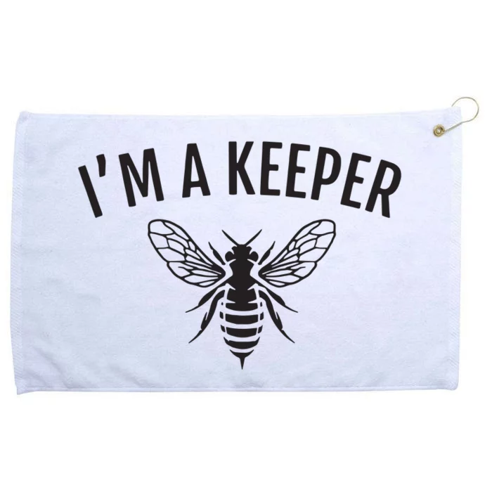 Honey Bee Apiarist Funny Beekeeping Beekeeper Grommeted Golf Towel