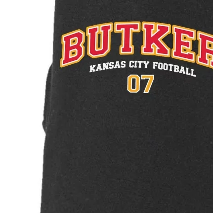 Harrison Butker Butker Kansas City Football Doggie 3-End Fleece Hoodie