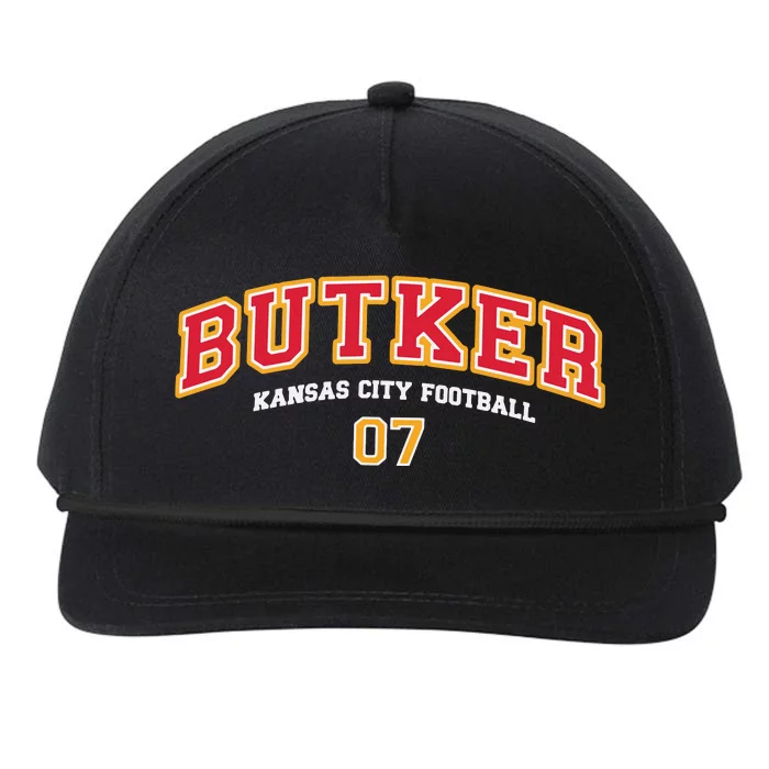 Harrison Butker Butker Kansas City Football Snapback Five-Panel Rope Hat