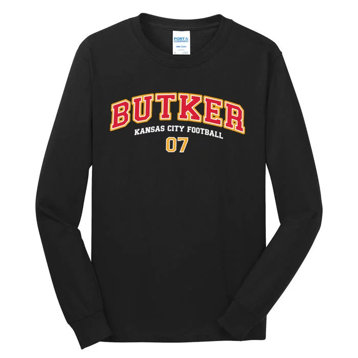 Harrison Butker Butker Kansas City Football Tall Long Sleeve T-Shirt