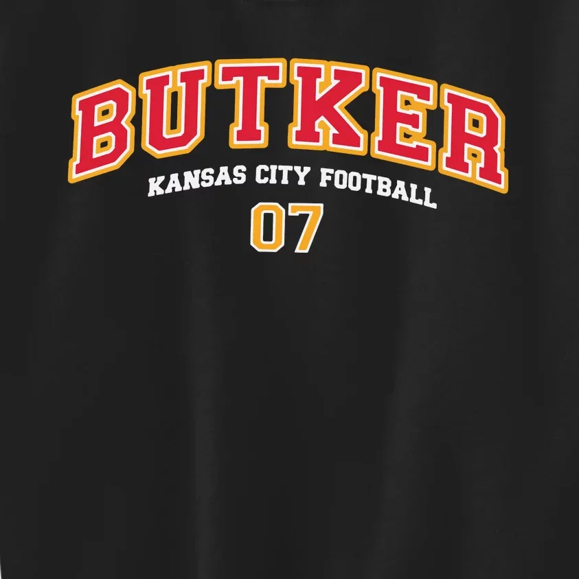 Harrison Butker Butker Kansas City Football Kids Sweatshirt