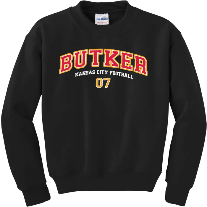 Harrison Butker Butker Kansas City Football Kids Sweatshirt