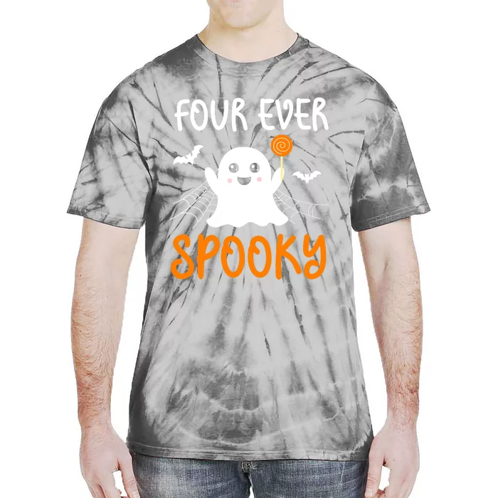 Halloween Birthday Boy Fors Spooky Season Tie-Dye T-Shirt