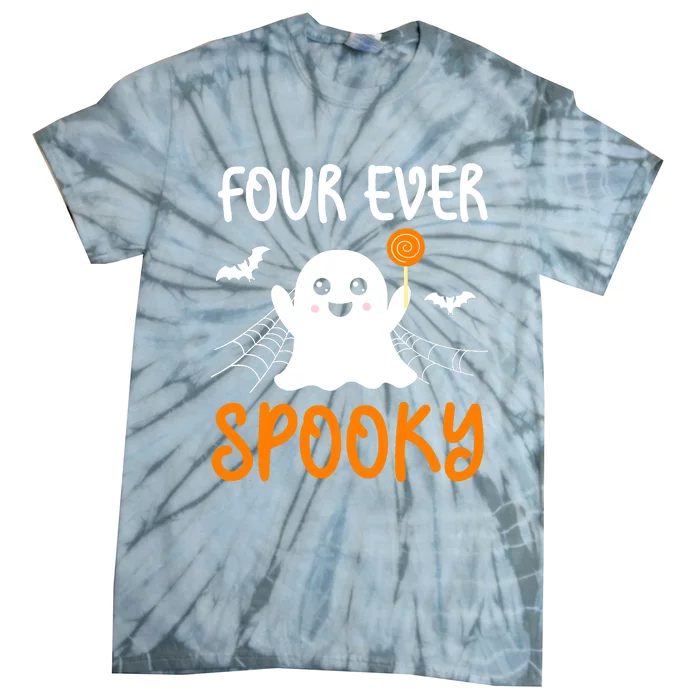 Halloween Birthday Boy Fors Spooky Season Tie-Dye T-Shirt