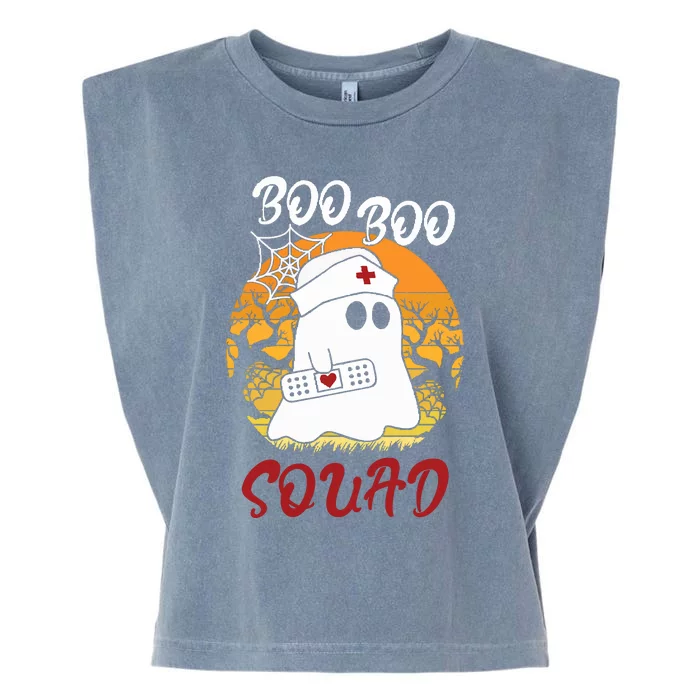 Halloween Boo Boo Squad Garment-Dyed Women's Muscle Tee