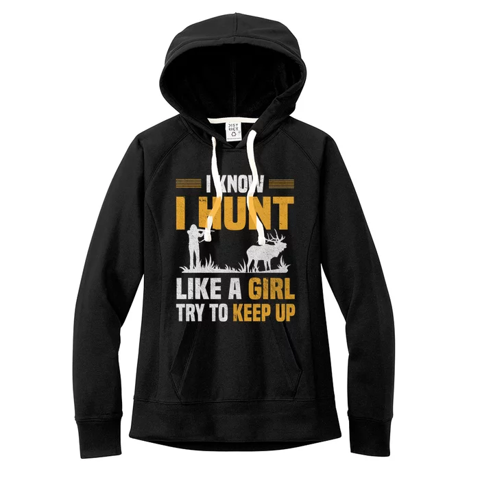 Hunting Big Bucks Animal Hunter Funny First Hunt Lesson Gift Women's Fleece Hoodie