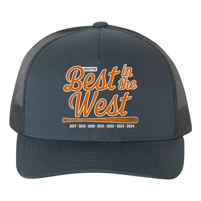 Houston Baseball Best In The West Yupoong Adult 5-Panel Trucker Hat