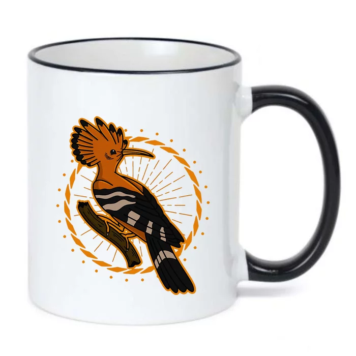 Hoopoe Biologist Biology Songbird Ornithologist Black Color Changing Mug