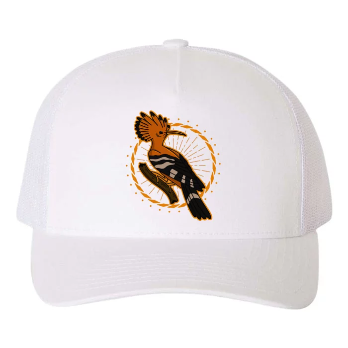 Hoopoe Biologist Biology Songbird Ornithologist Yupoong Adult 5-Panel Trucker Hat