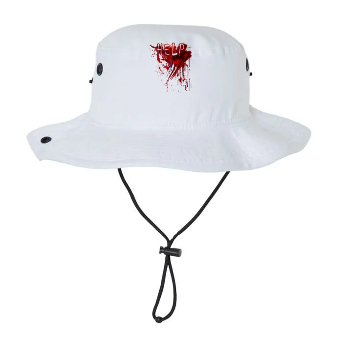 Help Bloody Blood Splatter Halloween Blood Stained Horror Legacy Cool Fit Booney Bucket Hat