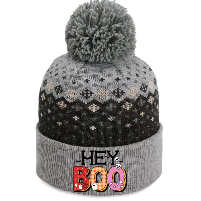 Hey Boo Boo Jee The Baniff Cuffed Pom Beanie