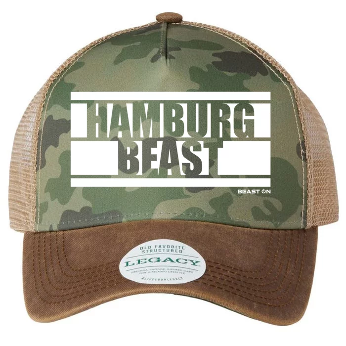 Hamburg Beast Bodybuilding Fitness Gym Motivation Sayings Gift Legacy Tie Dye Trucker Hat