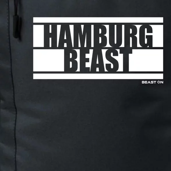 Hamburg Beast Bodybuilding Fitness Gym Motivation Sayings Gift Daily Commute Backpack