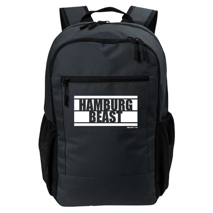 Hamburg Beast Bodybuilding Fitness Gym Motivation Sayings Gift Daily Commute Backpack