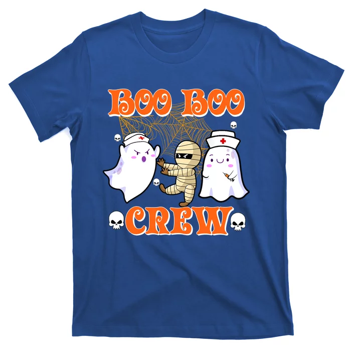 Halloween Boo Boo Crew Nurse Ghost Scared Mummy Zombie Gift T-Shirt