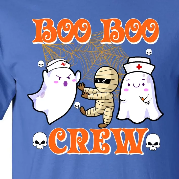 Halloween Boo Boo Crew Nurse Ghost Scared Mummy Zombie Gift Tall T-Shirt