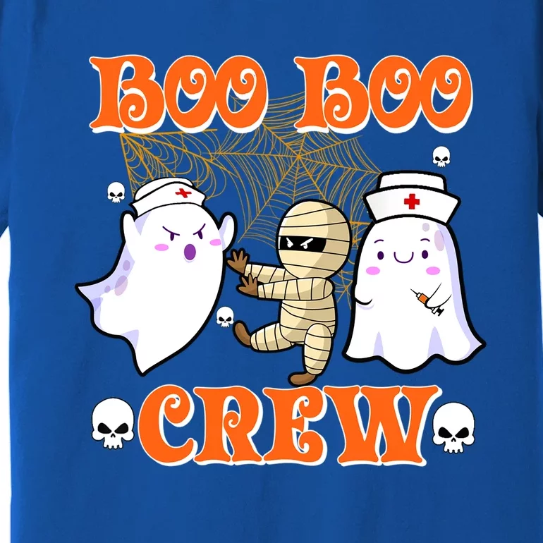 Halloween Boo Boo Crew Nurse Ghost Scared Mummy Zombie Gift Premium T-Shirt