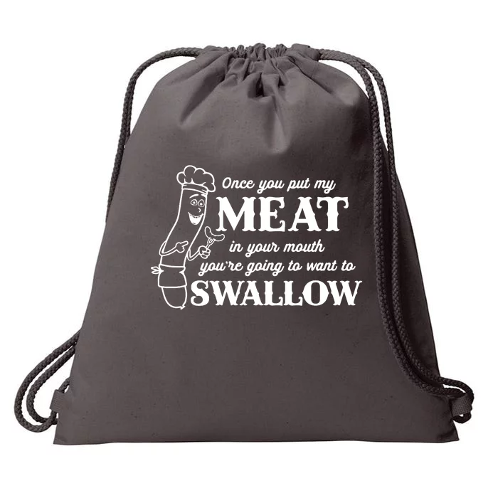 Handmade Bbq Barbecue Drawstring Bag