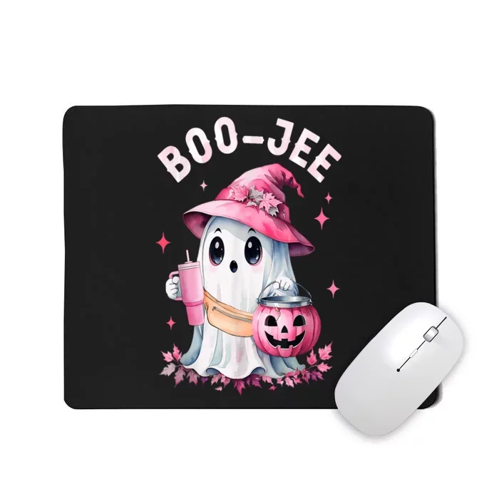 Halloween Boujee Boo Jee Spooky Ghost Pin.K Pumpkin Costumes Gift Mousepad