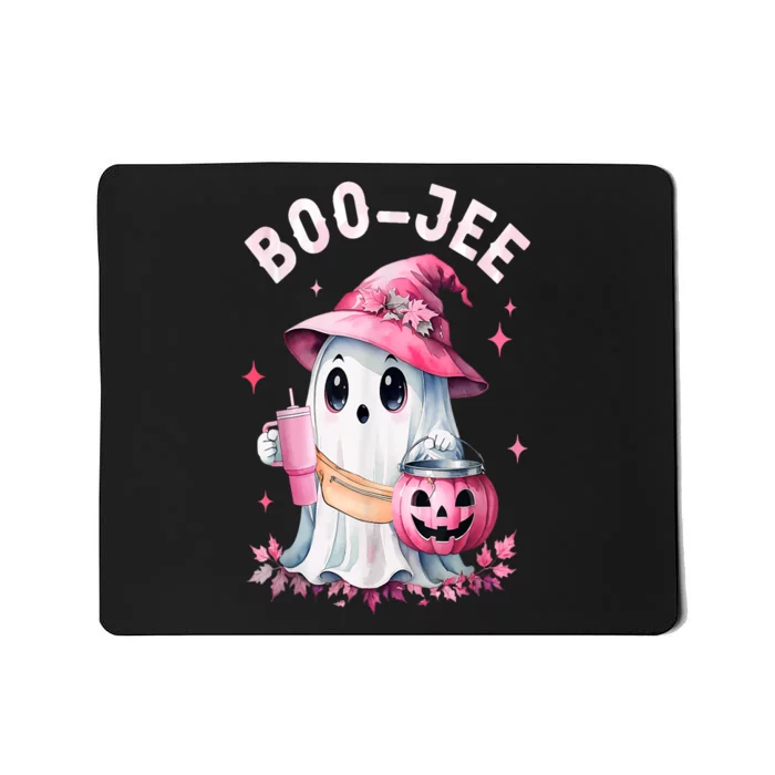 Halloween Boujee Boo Jee Spooky Ghost Pin.K Pumpkin Costumes Gift Mousepad