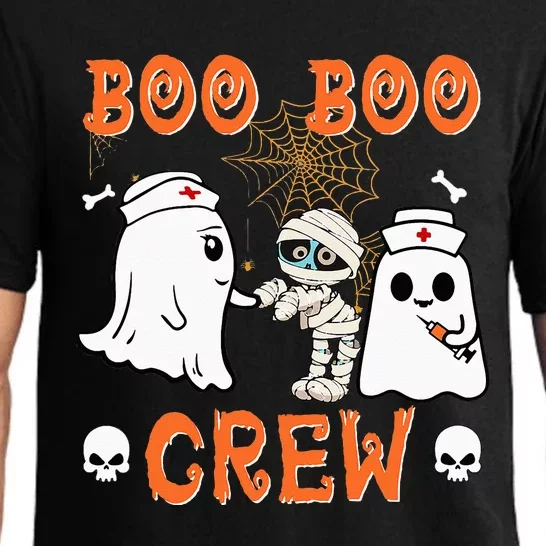 halloween boo boo crew nurse ghost scared mummy zombie Pajama Set