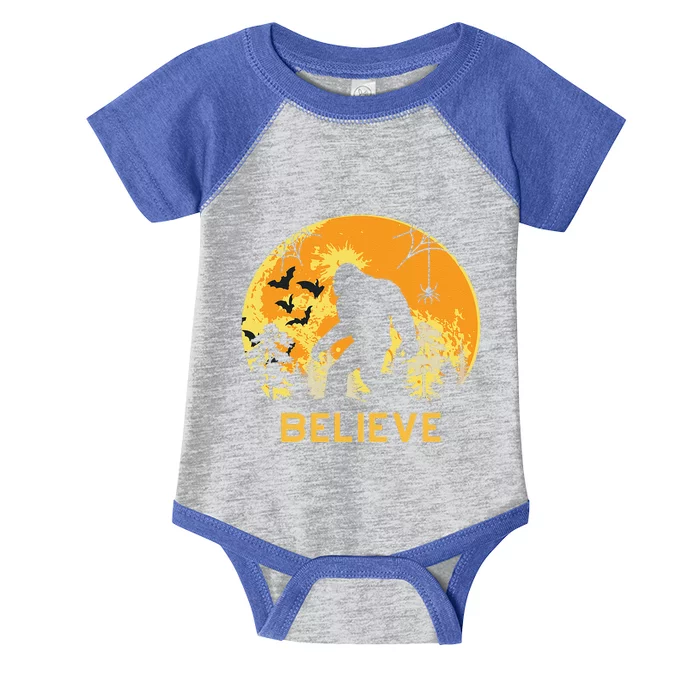 Halloween Bigfoot. Believe Infant Baby Jersey Bodysuit