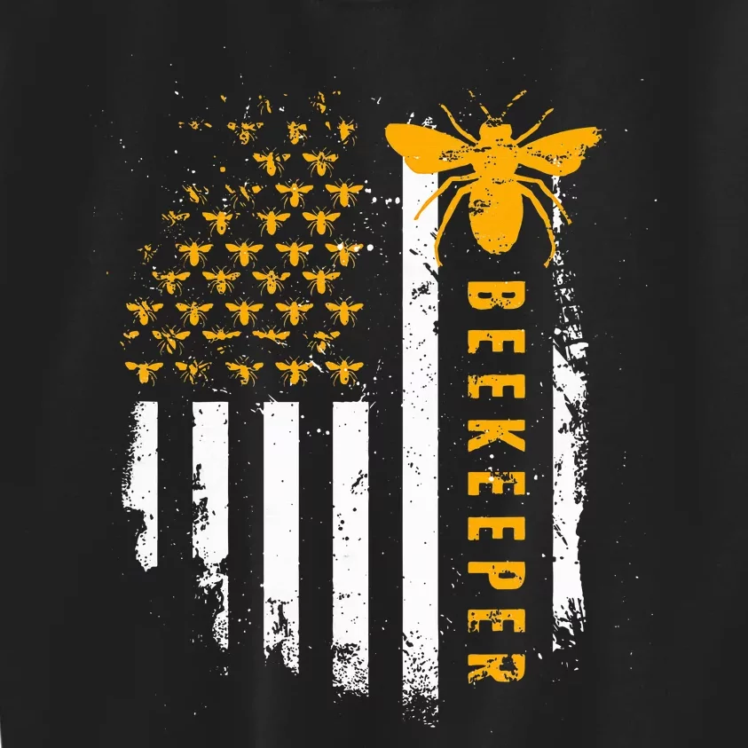 Honey Bee beekeeping hive Beekeeper Kids Sweatshirt