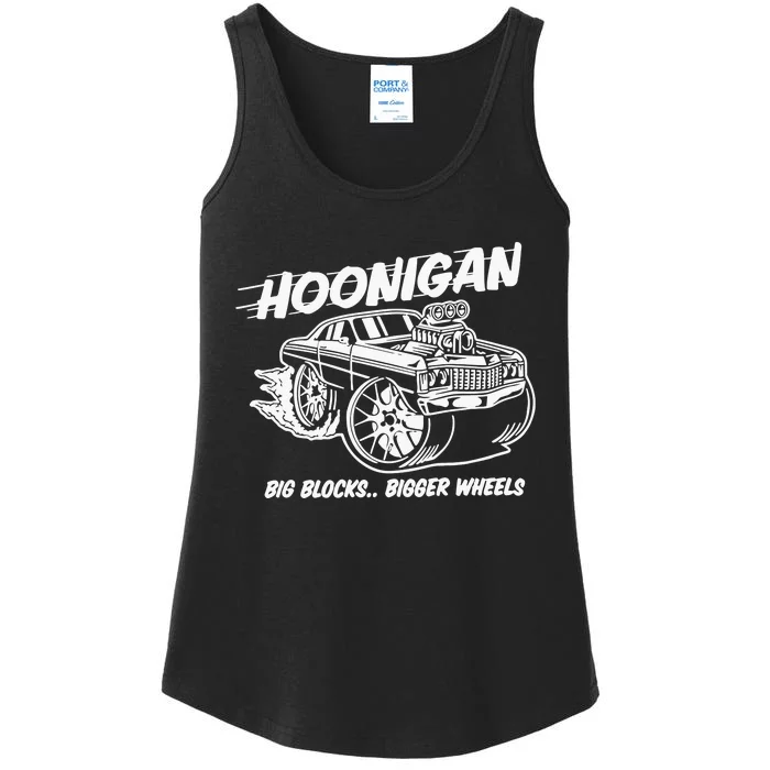 Hoonigan Big Blocks Bigger Wheels Ladies Essential Tank